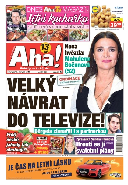 E-magazín AHA! - 13.6.2019 - CZECH NEWS CENTER a. s.