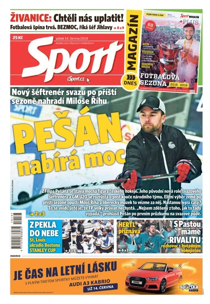 E-magazín Sport - 14.6.2019 - CZECH NEWS CENTER a. s.