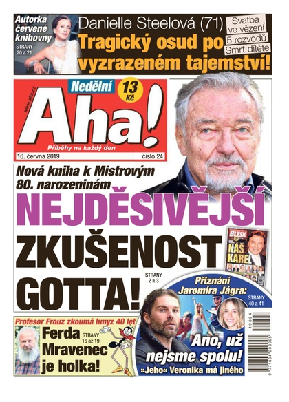 E-magazín Nedělní AHA! - 16.6.2019 - CZECH NEWS CENTER a. s.