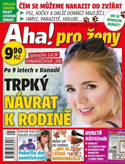 E-magazín AHA! pro ženy - 25/2019 - CZECH NEWS CENTER a. s.