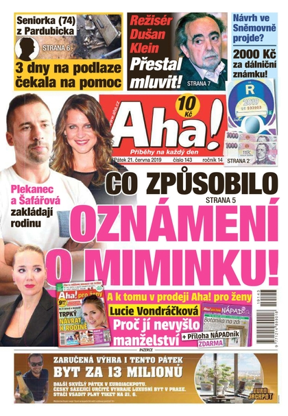 E-magazín AHA! - 21.6.2019 - CZECH NEWS CENTER a. s.