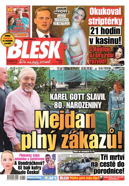 E-magazín Blesk - 22.6.2019 - CZECH NEWS CENTER a. s.