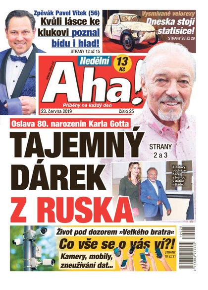 E-magazín Nedělní AHA! - 23.6.2019 - CZECH NEWS CENTER a. s.