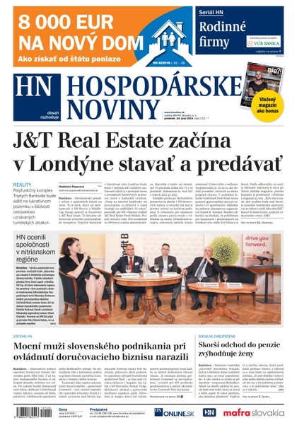 E-magazín Hospodárske noviny 24.06.2019 - MAFRA Slovakia, a.s.