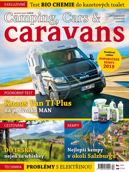 E-magazín Camping, Cars &amp; Caravans 4/2019 (červenec/srpen) - NAKLADATELSTVÍ MISE, s.r.o.