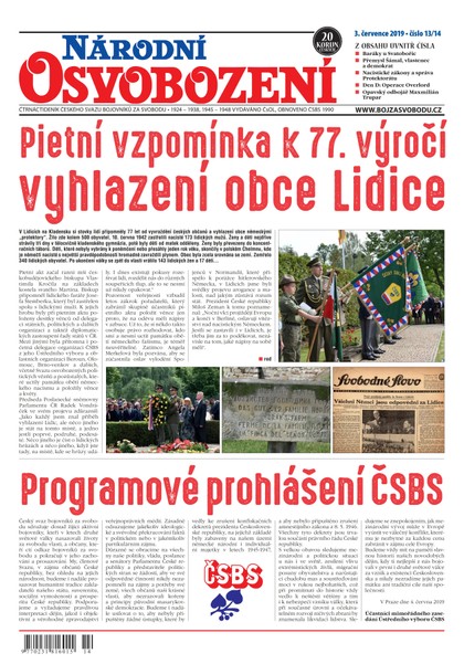 E-magazín Národní Osvobození 13-14/2019 - Vydavatelství MAC