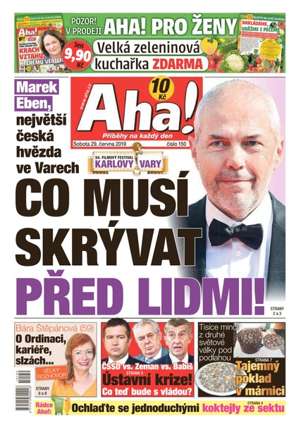 E-magazín AHA! - 29.6.2019 - CZECH NEWS CENTER a. s.