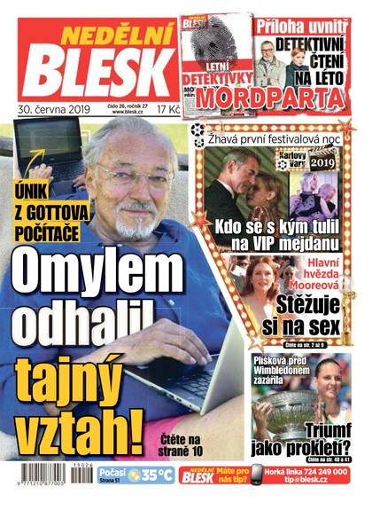 E-magazín Nedělní Blesk - 30.6.2019 - CZECH NEWS CENTER a. s.