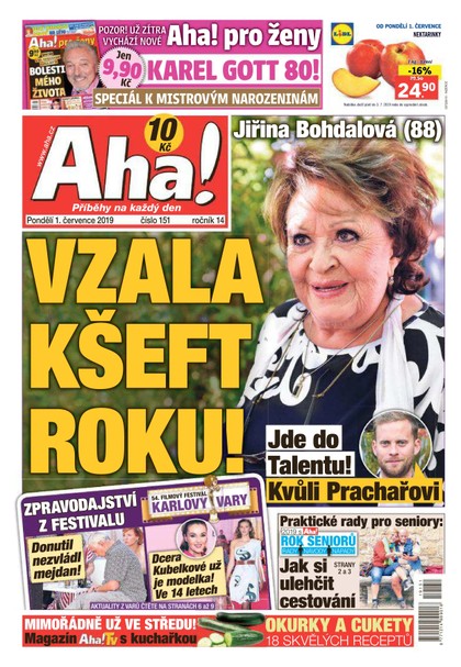 E-magazín AHA! - 1.7.2019 - CZECH NEWS CENTER a. s.