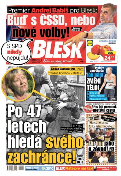 E-magazín Blesk - 1.7.2019 - CZECH NEWS CENTER a. s.