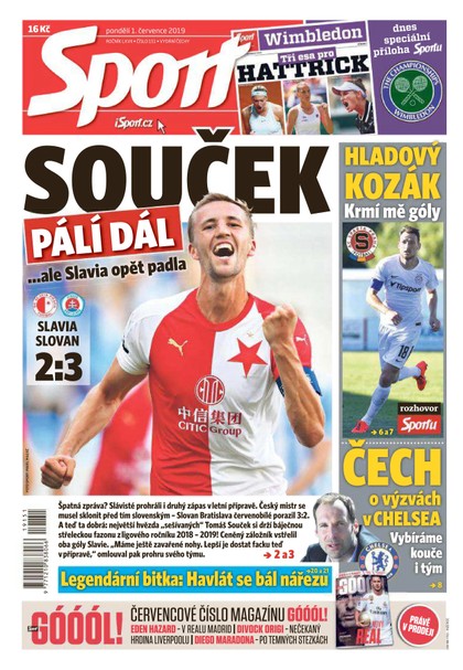E-magazín Sport - 1.7.2019 - CZECH NEWS CENTER a. s.