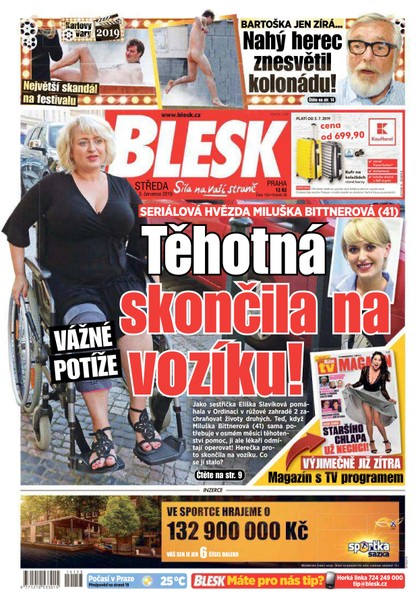 E-magazín Blesk - 3.7.2019 - CZECH NEWS CENTER a. s.
