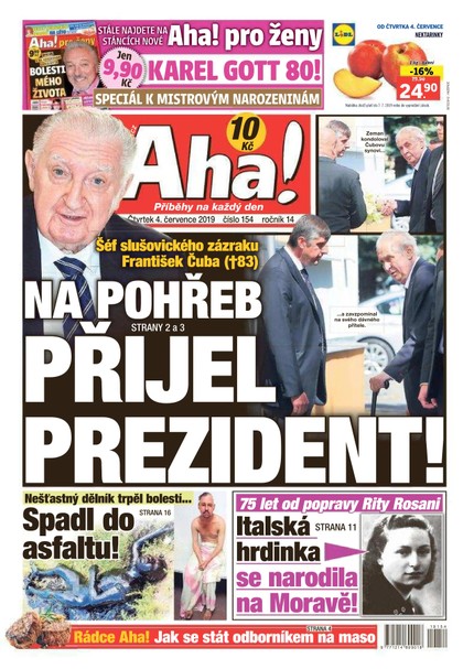 E-magazín AHA! - 4.7.2019 - CZECH NEWS CENTER a. s.