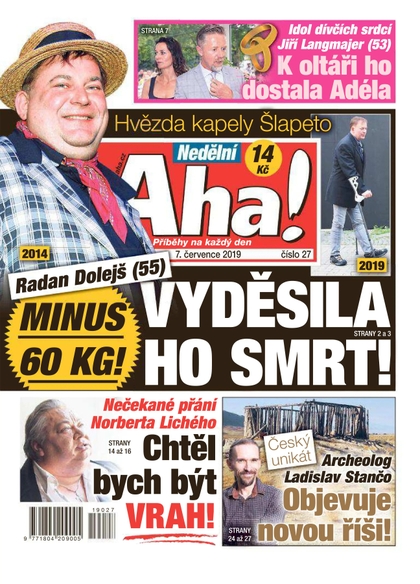 E-magazín Nedělní AHA! - 7.7.2019 - CZECH NEWS CENTER a. s.