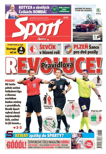E-magazín Sport - 8.7.2019 - CZECH NEWS CENTER a. s.