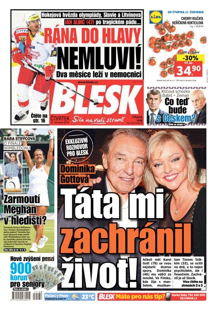 E-magazín Blesk - 11.7.2019 - CZECH NEWS CENTER a. s.
