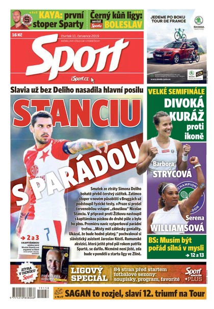 E-magazín Sport - 11.7.2019 - CZECH NEWS CENTER a. s.