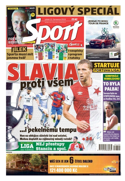 E-magazín Sport - 12.7.2019 - CZECH NEWS CENTER a. s.