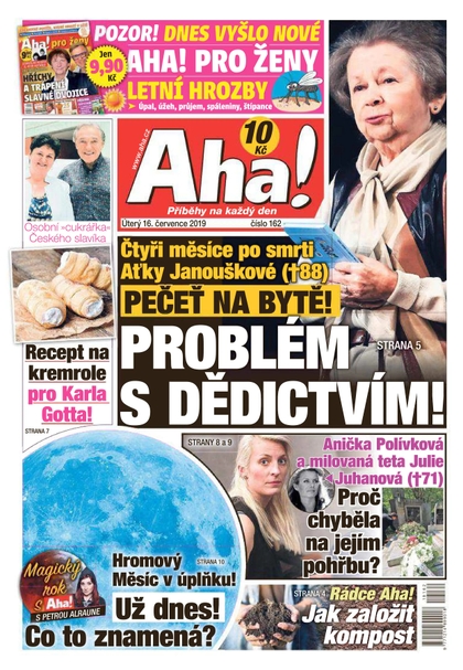 E-magazín AHA! - 16.7.2019 - CZECH NEWS CENTER a. s.