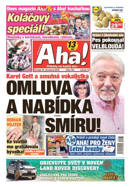 E-magazín AHA! - 18.7.2019 - CZECH NEWS CENTER a. s.
