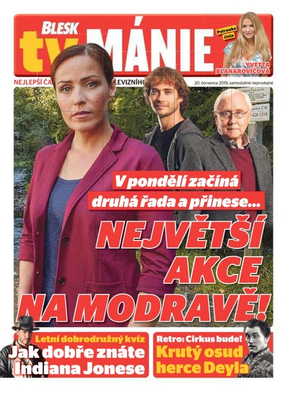 E-magazín Blesk Tv manie - 20.7.2019 - CZECH NEWS CENTER a. s.