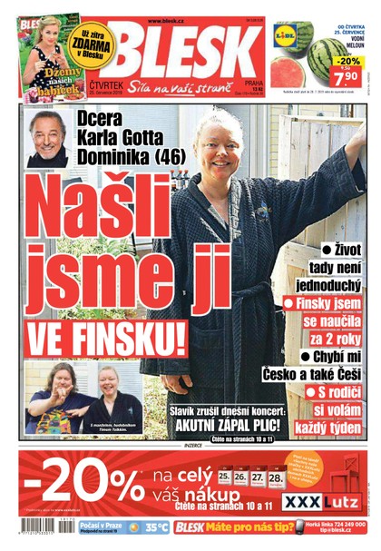 E-magazín Blesk - 25.7.2019 - CZECH NEWS CENTER a. s.