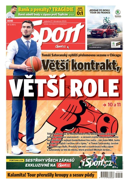 E-magazín Sport - 27.7.2019 - CZECH NEWS CENTER a. s.