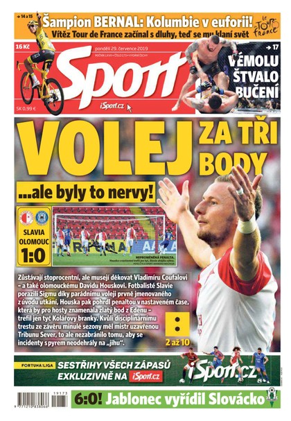 E-magazín Sport - 29.7.2019 - CZECH NEWS CENTER a. s.