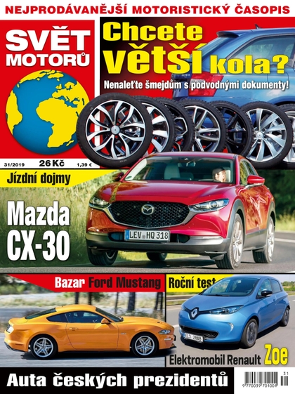 E-magazín Svět motorů - 31/2019 - CZECH NEWS CENTER a. s.