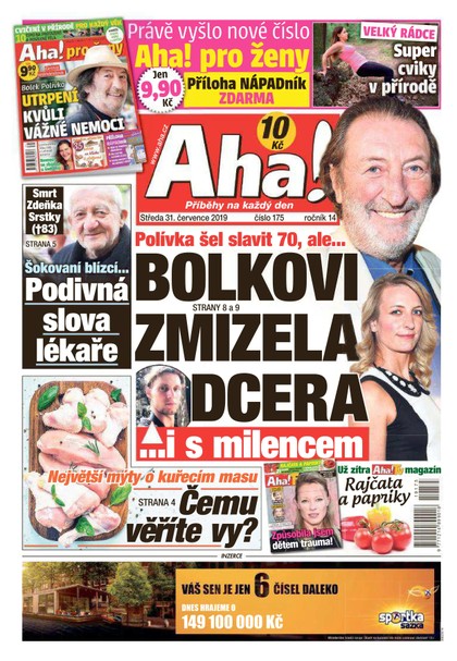 E-magazín AHA! - 31.7.2019 - CZECH NEWS CENTER a. s.