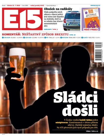 E-magazín E15 - 31.7.2019 - CZECH NEWS CENTER a. s.