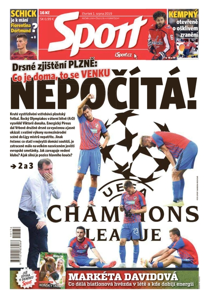 E-magazín Sport - 1.8.2019 - CZECH NEWS CENTER a. s.