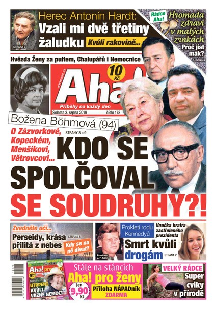 E-magazín AHA! - 3.8.2019 - CZECH NEWS CENTER a. s.