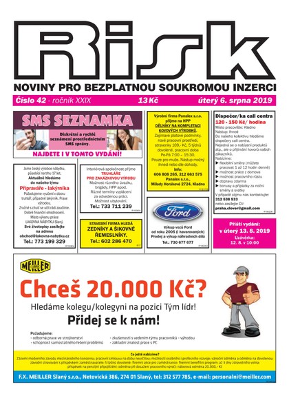 E-magazín Risk 42/2019 - Risk
