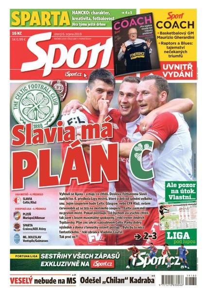 E-magazín Sport - 6.8.2019 - CZECH NEWS CENTER a. s.