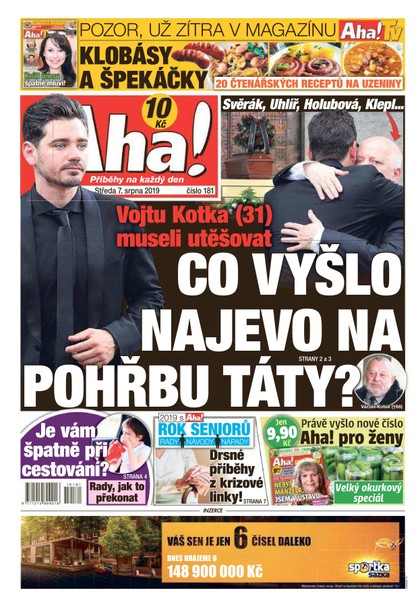 E-magazín AHA! - 7.8.2019 - CZECH NEWS CENTER a. s.