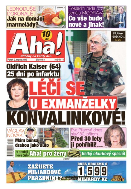 E-magazín AHA! - 9.8.2019 - CZECH NEWS CENTER a. s.