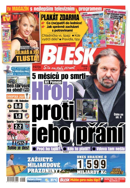 E-magazín Blesk - 9.8.2019 - CZECH NEWS CENTER a. s.