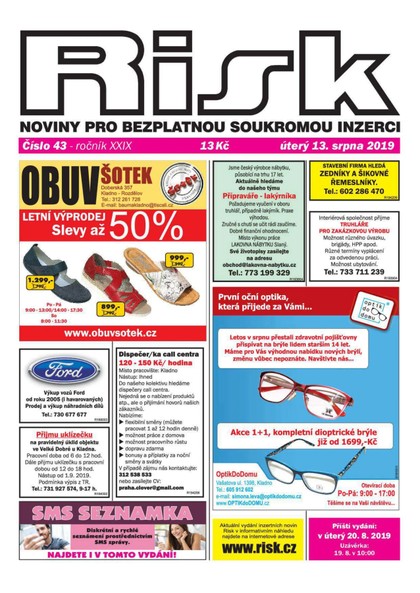 E-magazín Risk 43/2019 - Risk
