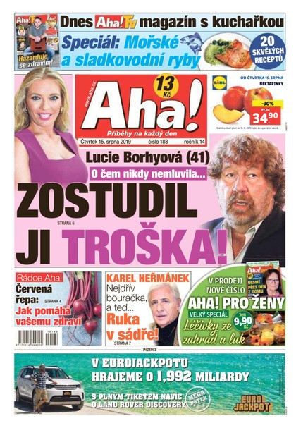E-magazín AHA! - 15.8.2019 - CZECH NEWS CENTER a. s.