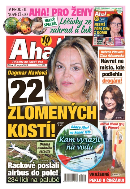 E-magazín AHA! - 16.8.2019 - CZECH NEWS CENTER a. s.