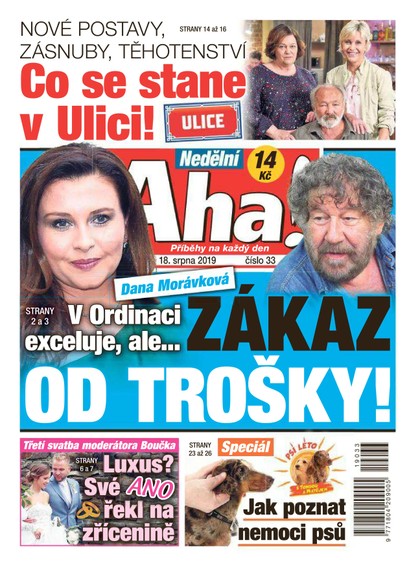 E-magazín Nedělní AHA! - 18.8.2019 - CZECH NEWS CENTER a. s.