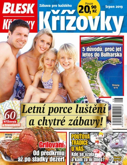 E-magazín Blesk Křížovky - 08/2019 - CZECH NEWS CENTER a. s.