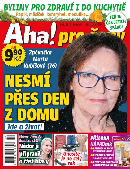 E-magazín AHA! pro ženy - 33/2019 - CZECH NEWS CENTER a. s.