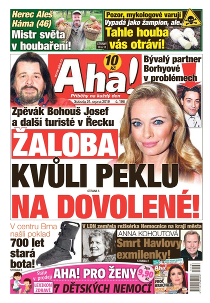 E-magazín AHA! - 24.8.2019 - CZECH NEWS CENTER a. s.