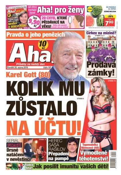 E-magazín AHA! - 26.8.2019 - CZECH NEWS CENTER a. s.