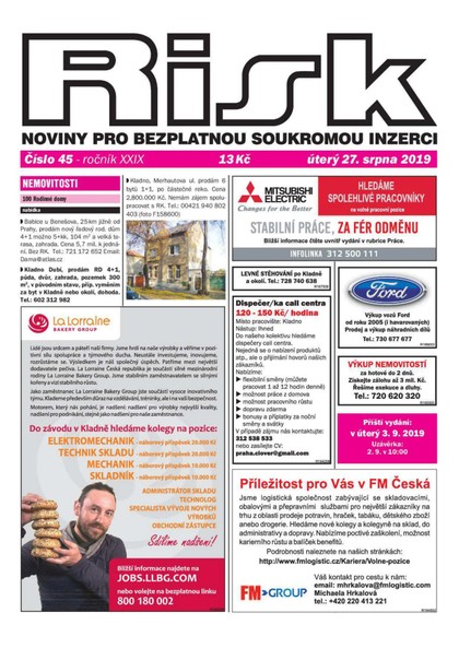 E-magazín Risk 45/2019 - Risk