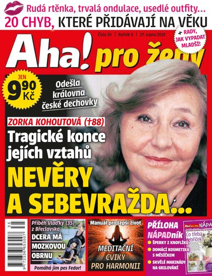 E-magazín AHA! pro ženy - 35/2019 - CZECH NEWS CENTER a. s.