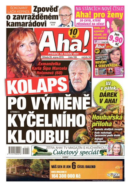E-magazín AHA! - 28.8.2019 - CZECH NEWS CENTER a. s.