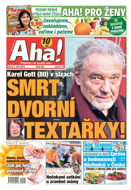 E-magazín AHA! - 3.9.2019 - CZECH NEWS CENTER a. s.